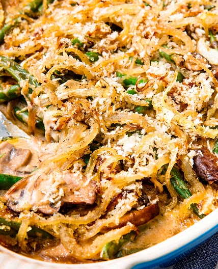 Healthy Green Bean Casserole