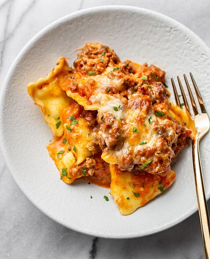 Easy Baked Ravioli