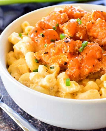 Buffalo Chicken Mac an Cheese 
