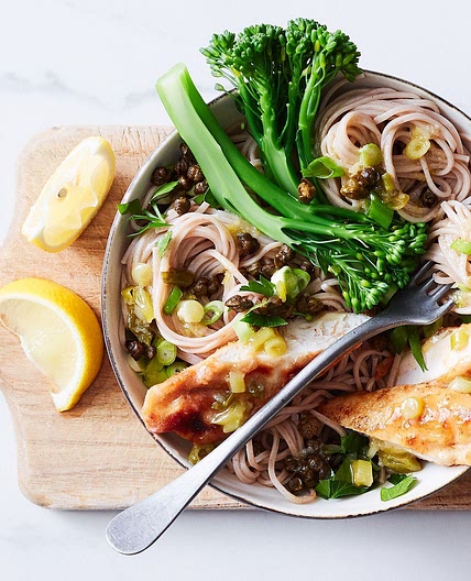 Quick and healthy chicken piccata bowl