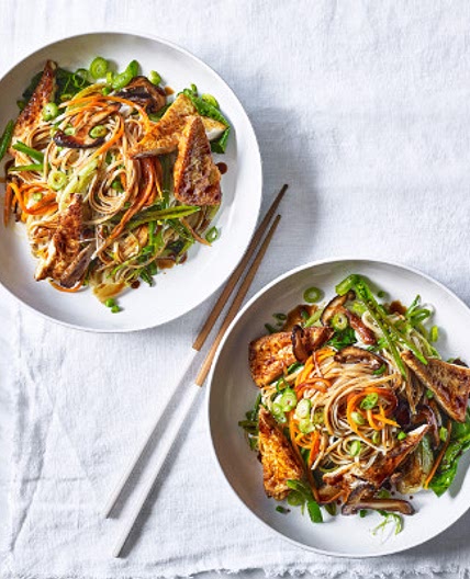 Tofu chow mein
