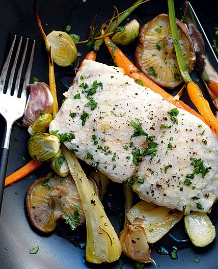 Sunday roast fish