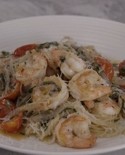 10 Minute Shrimp Scampi Pasta
