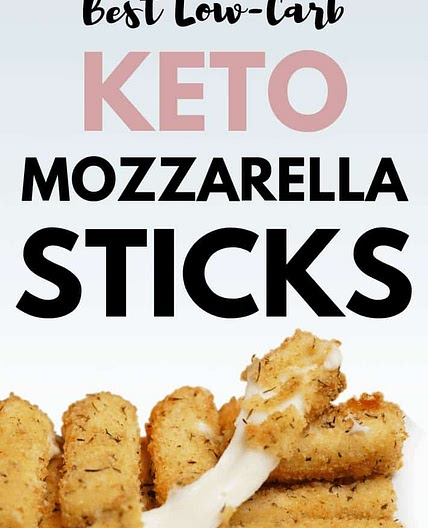 Best Low-Carb Keto Mozzarella Sticks - Lazy Girl