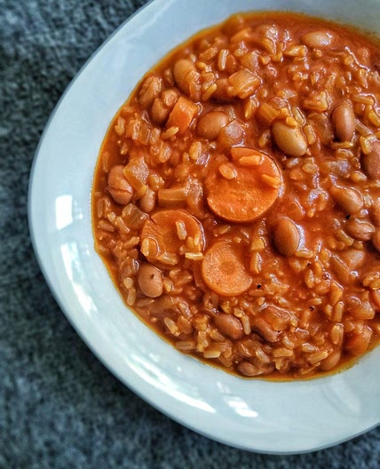 Righteous Rice And BLESSED Bean Tomato Soup