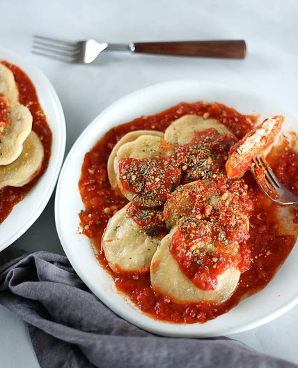 Vegan Homemade Ravioli