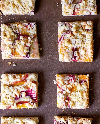 peach shortbread
