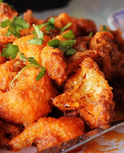 Vegan Buffalo Wings (Fried Cauliflower Wings)