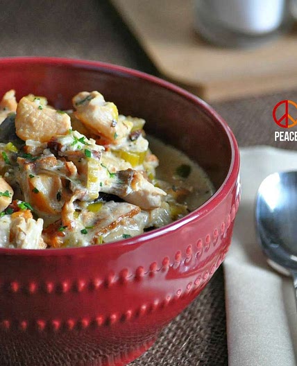 Chicken Bacon Crock Pot Chowder