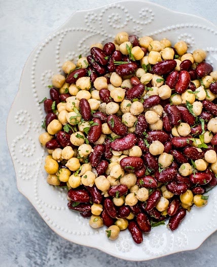 Kidney Bean and Chickpea Salad