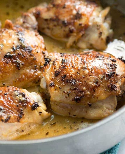 Easy Lemon Chicken Thighs with Herbs