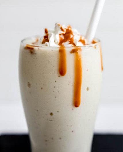 Vanilla Carmel milkshake 