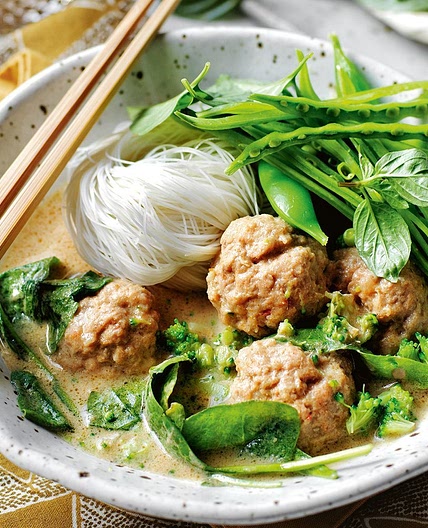 Pork meatball green curry recipe