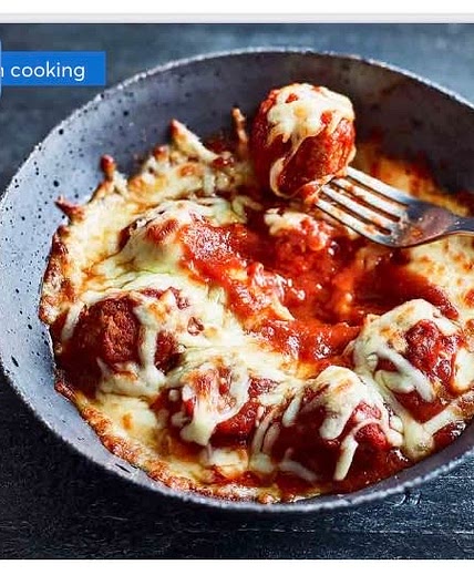 BBQ turkey meatball bake