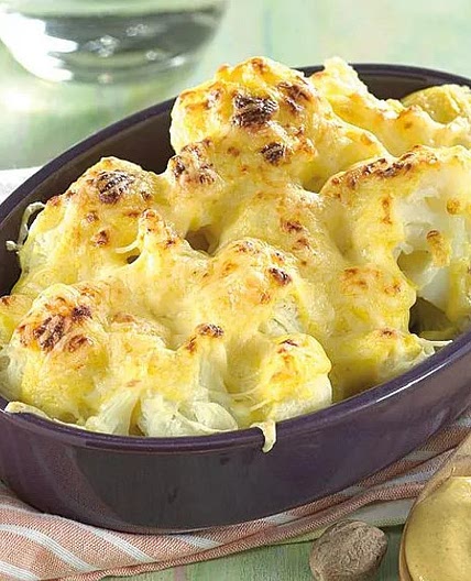 Gratin de chou-fleur à la sauce Mornay