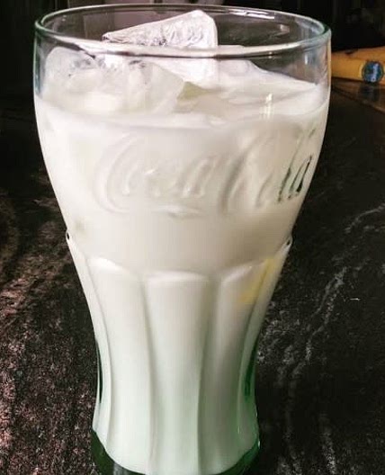 Simple refreshing ice milk
