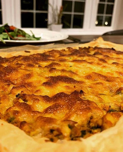 Spicy chicken pie 
