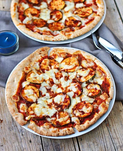 Spicy Zucchini Pizza