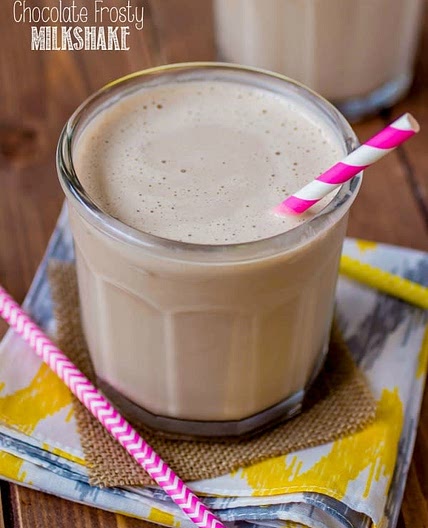 Nesquik chocolate milkshake 