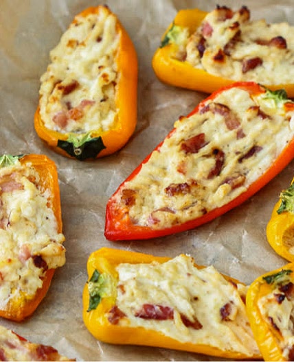 Cheesy Bacon Poppers