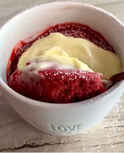 Reg velvet mug cake 