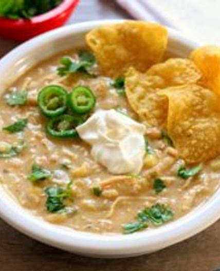 Instant Pot Green Chile Chicken Enchilada Soup