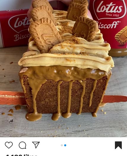 Lotus biscoff cake 