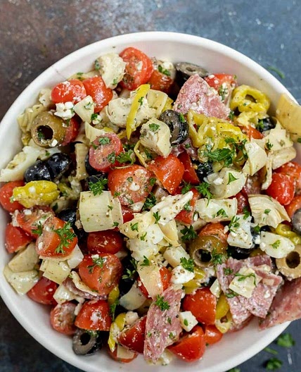 Low Carb Antipasto Salad Recipe