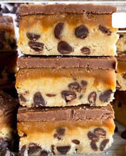 Cookie dough millionaire bars 