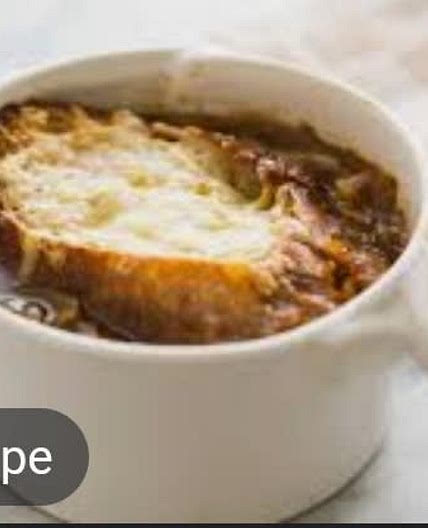 French onion soup.  4 points
