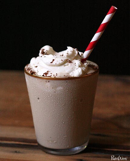 Healthy Chocolate yogurt milkshake 