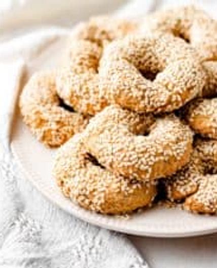 Vegan Greek Olive Oil and Orange Cookies