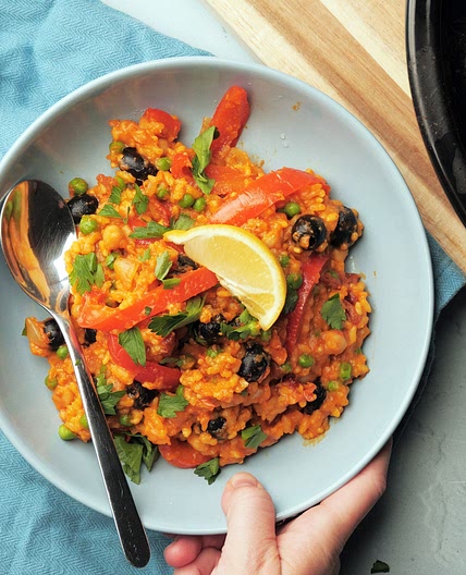 Vegan Slow Cooker Spanish-style Rice Recipe