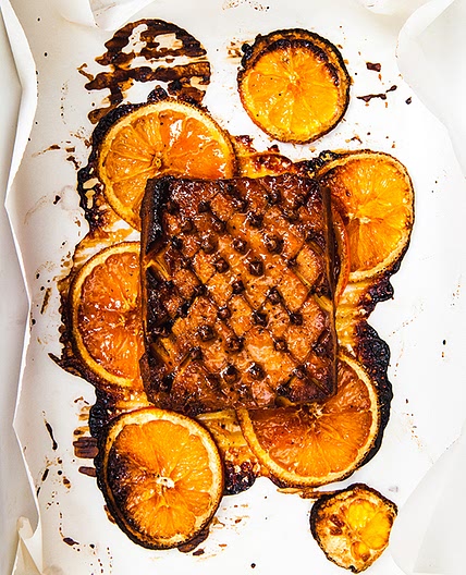 Orange-Maple Glazed Tofu ‘Ham’