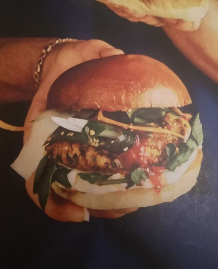 Vietnamese style Tofu burger