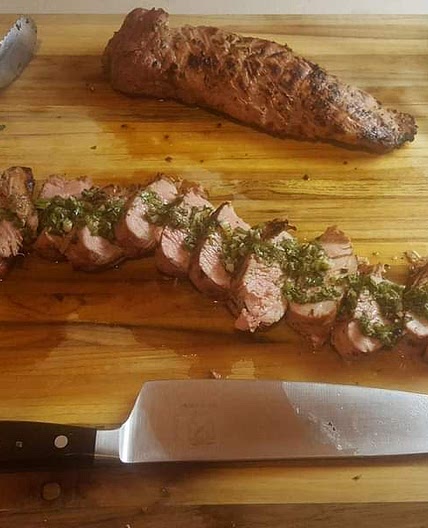 Pork Tenderloin with Chimichurri