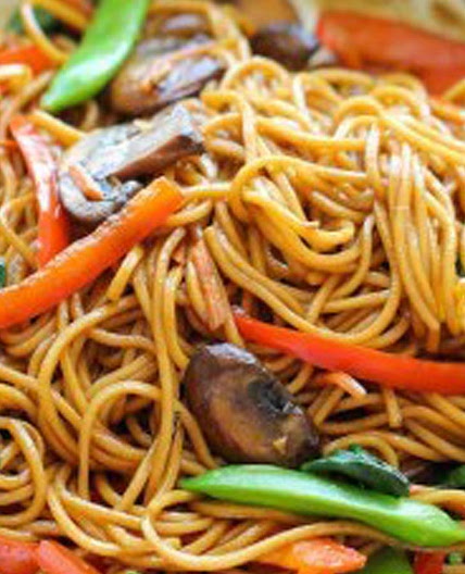 Low Sodium Easy Vegetable Lo Mein