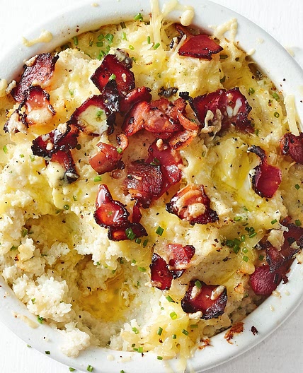 Loaded cauliflower mash