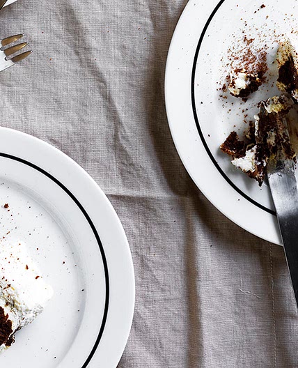 Aaron Turner's Mum's chocolate ripple cake