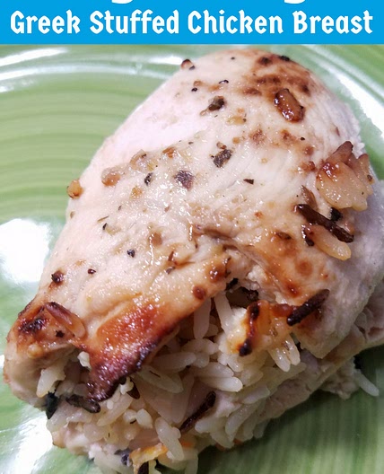Air Fryer Greek Stuffed Chicken Breast