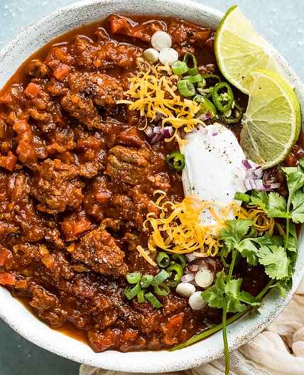 Easy Texas No Bean Chili
