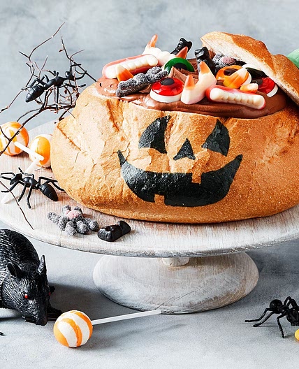 Jack-o-cob loaf dip