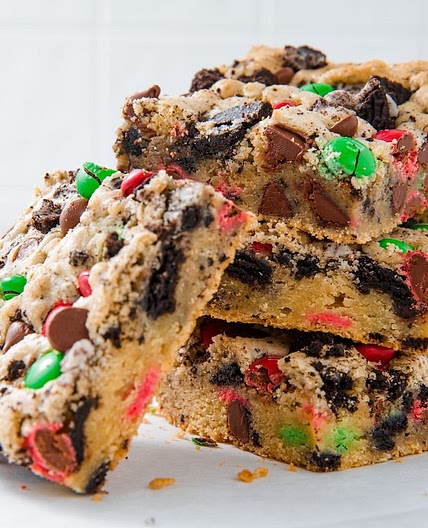 Christmas Blondies