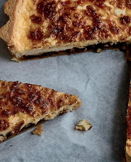 Ploughman's Cheese and Pickle Tart