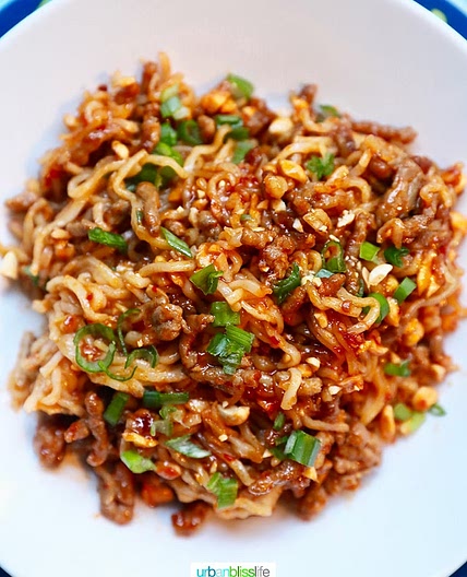 Pork and Peanut Dragon Noodles