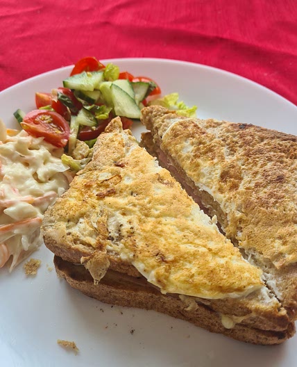Eggy bread tostie