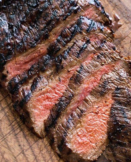 Smoked Flank Steak Fajitas 