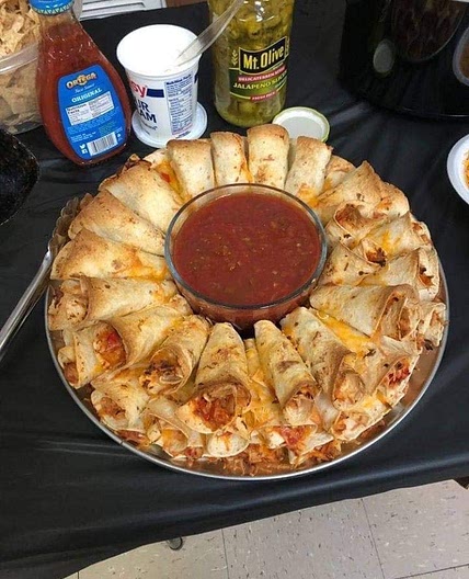 Blooming Quesadilla Ring