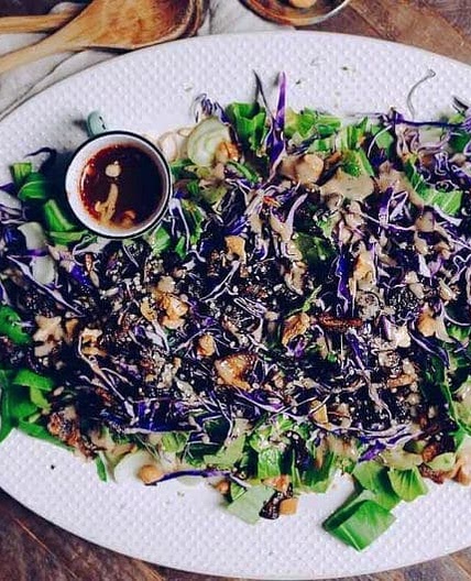 Paleo Thai Bok Choy Salad (Whole30, Easy)