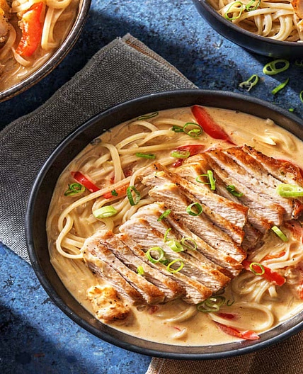 Pan-Fried Pork with Nutty Noodle Soup